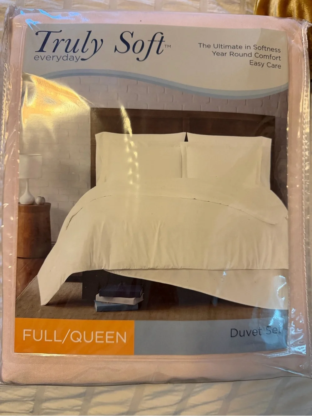 Truly Soft Everyday Full/Queen Duvet Cover Set - Light Pink